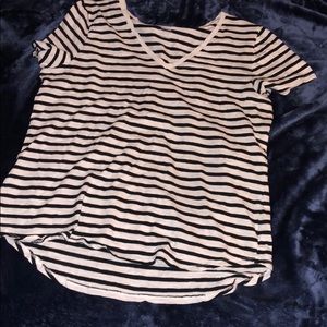 Black and white stripped t shirt